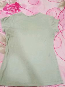 Light Green Graphic T-Shirt