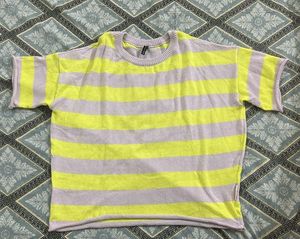 Striped Casual Pullover Top
