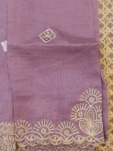 Embroidered Lavender Salwar Kameez Unstitched