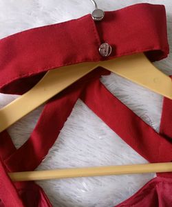 Sexy Dark Red Coord Set