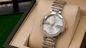 GUCCI⌚ Premium 7A Quality✨ Elegant Rose Gold Stain