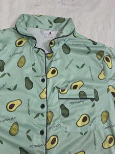 Cute Avocado Pajama Set