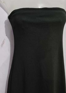 Sleek Black Strapless Maxi Dress