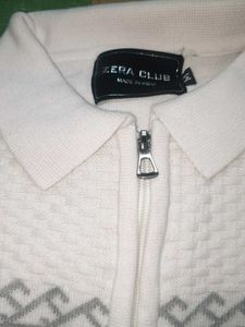 new👌📣Stylish Two-Tone Zip-Neck Polo Shirt