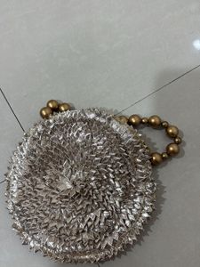 Sparkling Round Evening Clutch Bag