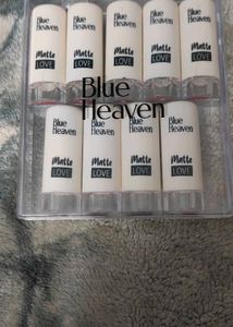 Blue Heaven Matte Love Lipstick Set 10