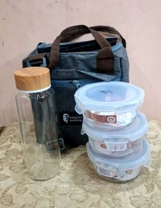 Sanjeev Kapoor Glass Lunch Set