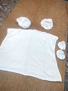 Baby Girls White Christening/Party Dress Set