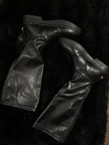 Black Knee Length Boots