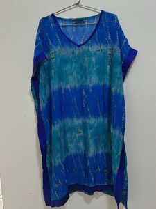 Bohemian Tie-Dye Kaftan Top