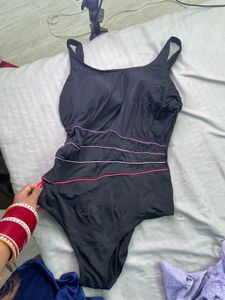 Chic Black One-Piece Swimsuit
