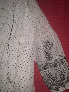 White Embroidered Dress