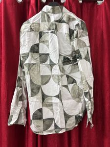 Stylish Men's Abstract Print Shirt