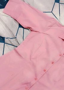 Pink Casual Shirt