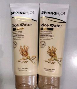 Spring H2O Rice Water Face Wash Duo