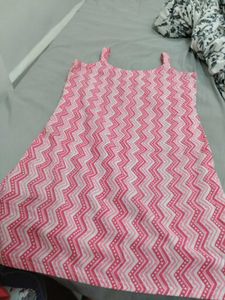 Pink Ethnic Printed Kurti