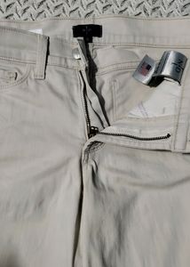 White Jeans Capri For Women