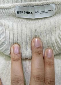 BERSHKA Turtleneck Cropped Sweater
