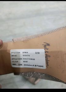 So Beautiful Peach Sparkle Sandal