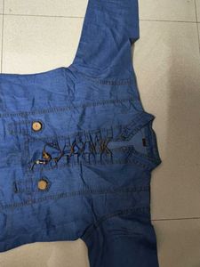 Stylish Blue Denim Kurta