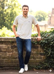 Striped Polo T-Shirt