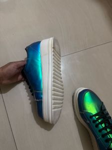 Iridescent Chunky Sneakers