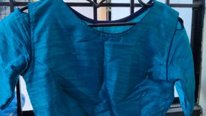 Elegant Teal &amp; Blue Printed lehenga choli