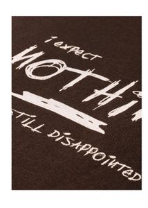 Brown Graphic Print T-Shirt