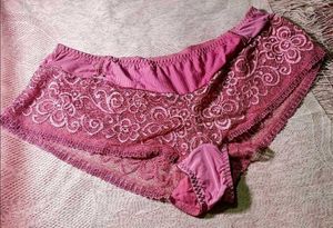 Lace Trimmed Pink Panty
