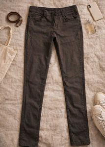 New Y2K Brown Low Rise Skinny Fit Jeans