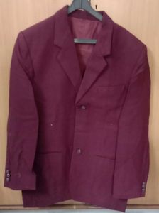 Men's Burgundy Blazer