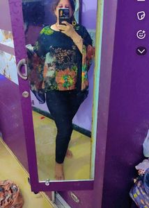 Stylish Printed Kaftan Top