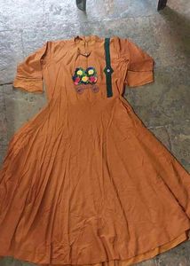 Rajwadi One piece anarkali kurti
