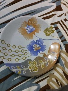 Decorative Floral Dinner Plate (Set of 6)