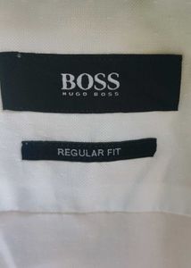 Men's White Button-Down Shirt