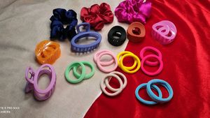Mixup Rubber, Clutches, And Scrunchies Pack Of 50