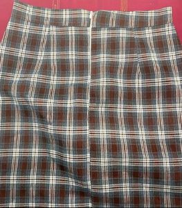 Plaid Mini Skirt