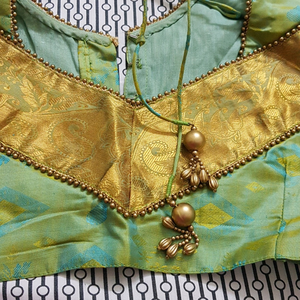 Blue silk saree from RMkv Chennai