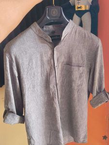 100% Cotton Men's Casual Shirt | Grey