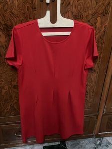 Classic Red Tunic Top
