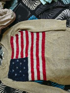 Sparkling USA Flag Sweater