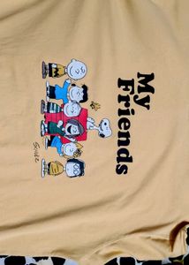 Peanuts "My Friends" Oversized Graphic Unisex Tee