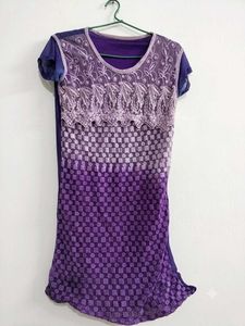 Elegant Purple short Kurti