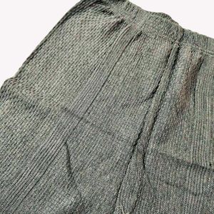 Flared Ribbed Knit Pants