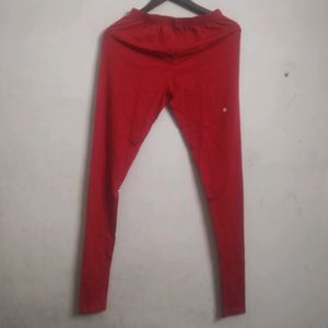 Stretchable Red Leggings