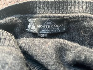 Authentic Monte Carlo Black Cardigan