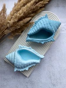 Decorative Blue big Seashell bowl