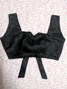 Chic Black Bow Blouse