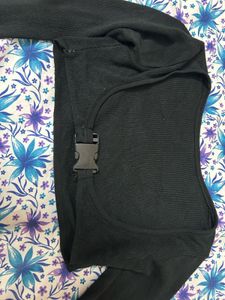 Urbanic Black Long Sleeve Top