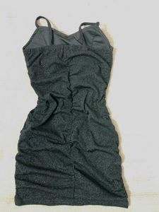 Sparkly Black Mini Dress